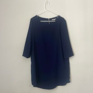 Navy BB Dakota Ling Sleeve Dress